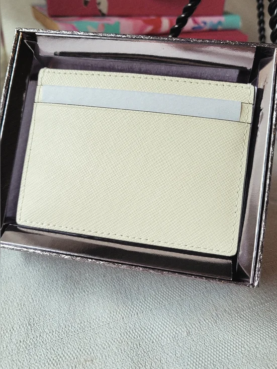 kate spade Madison Cardholder with Crystal Inlay in Meringue Multi - Picture 2 of 5